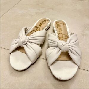 Sam Edelman Women's White Slide Sandals - Size 9